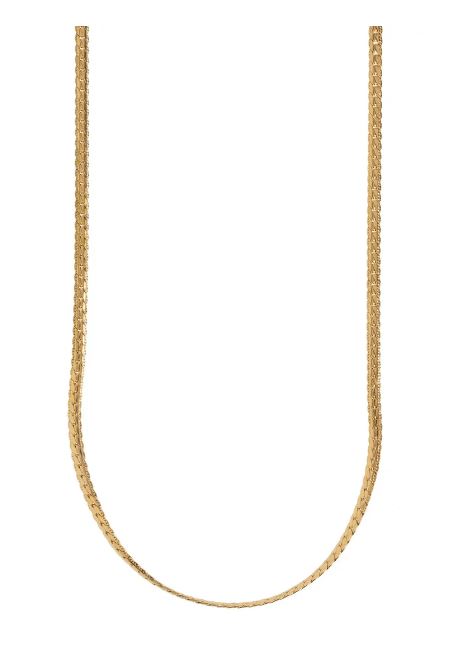 Rani Flat Braided Chain Necklace