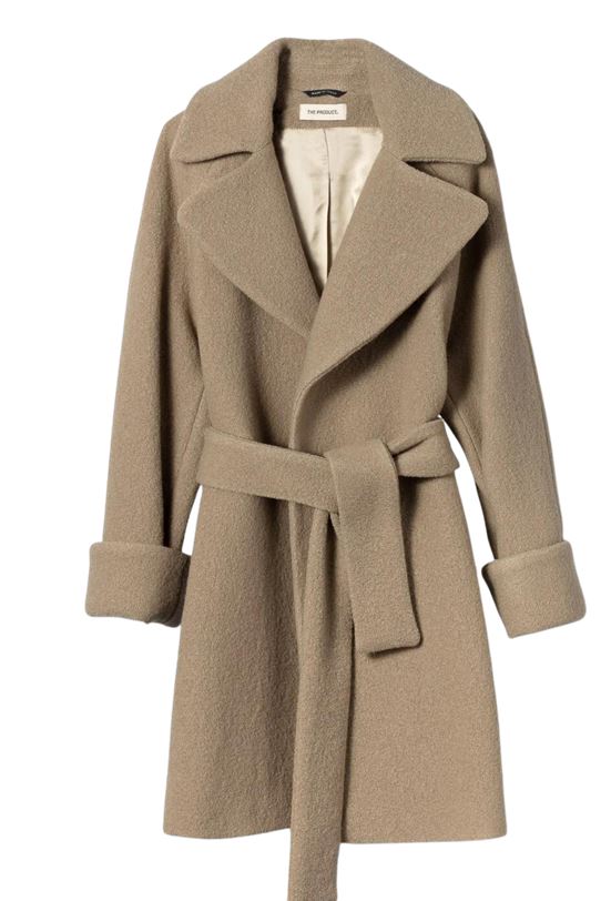 Wmn Wool Coat Mid