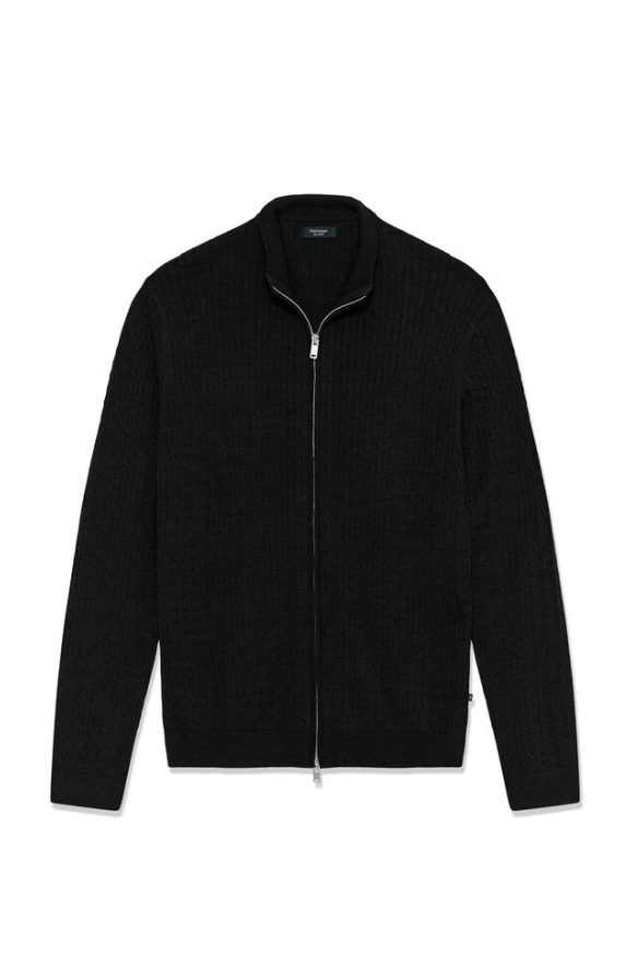 MAmason Cable Cardigan Black
