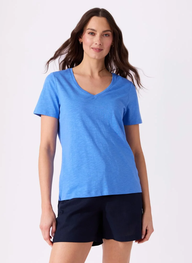 Ava V-Neck T-Shirt Regatta