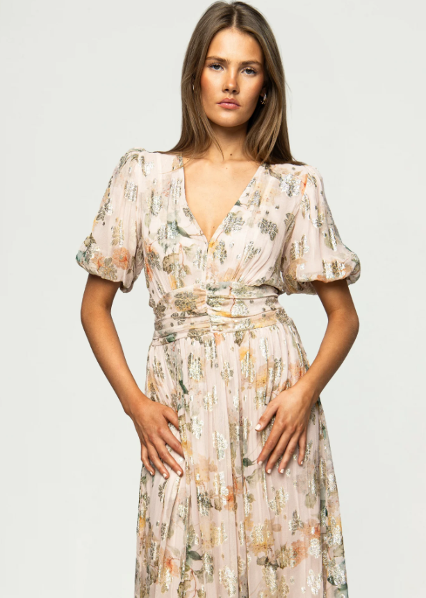 Leonora Dress Shimmering Garden