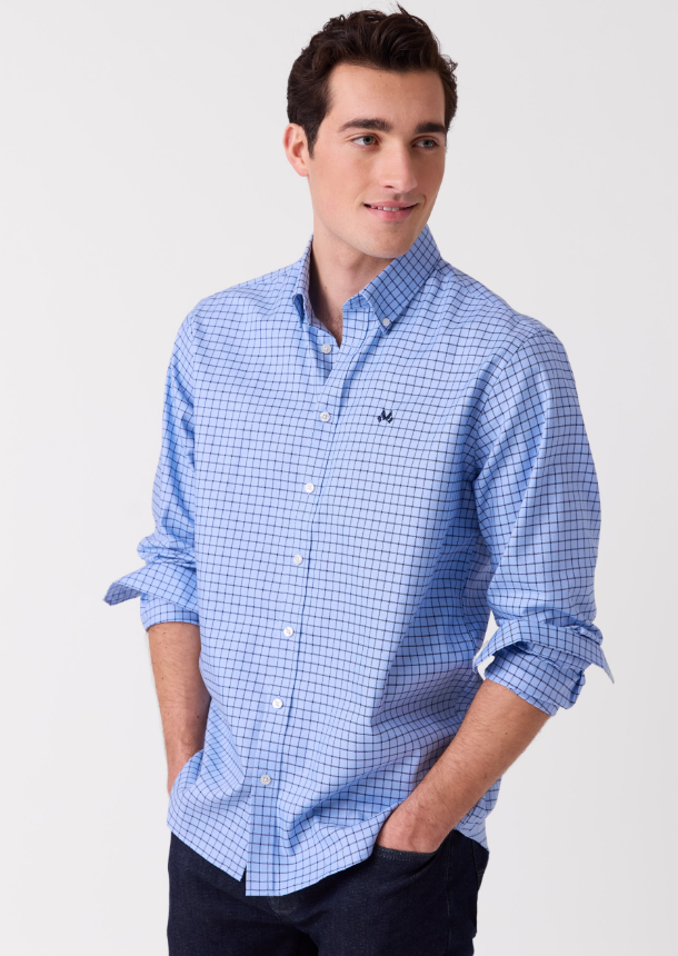Emilion Skjorte Vista Blue