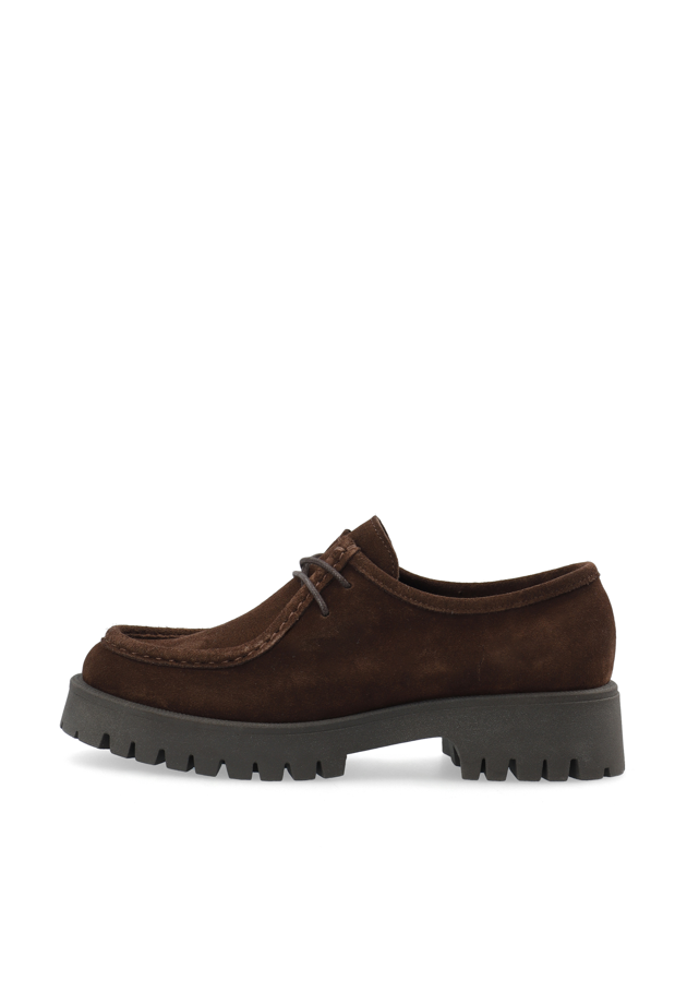 Bialeo Moc Toe Shoe Suede Brown