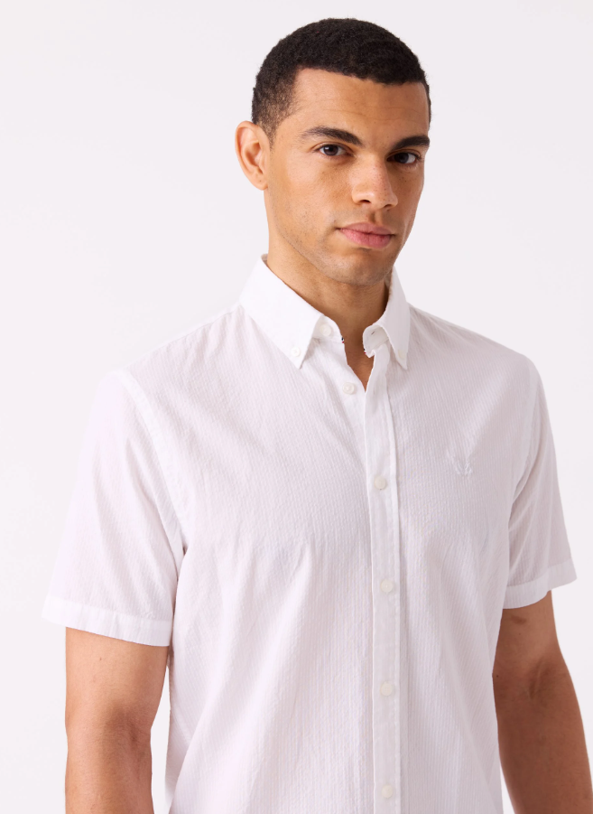 Anton Skjorte Bright White