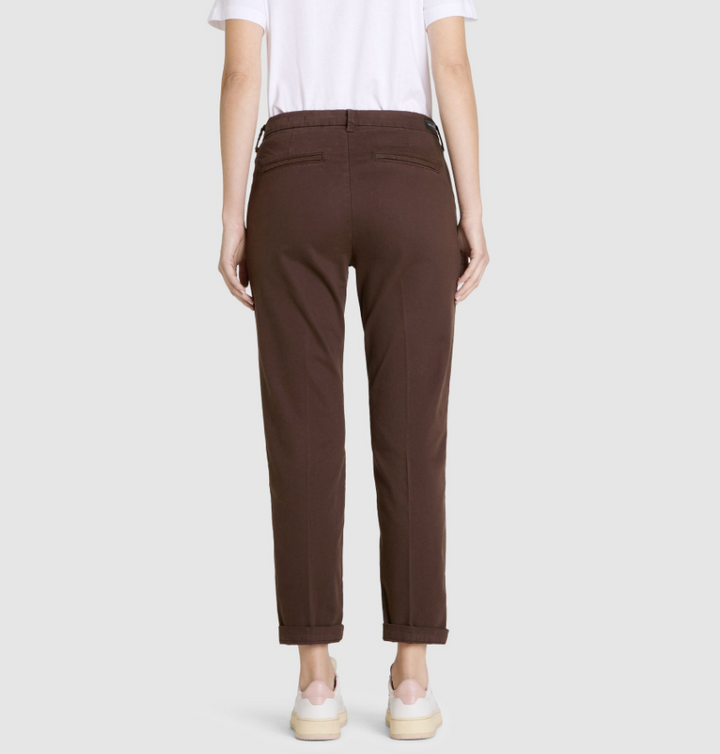 Chino Turn Up Truffle Brown