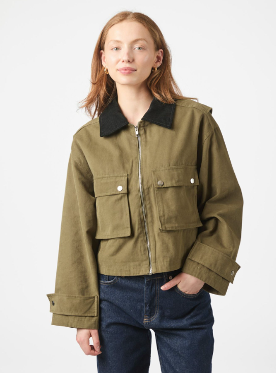 Rivera Canvas Boxy Jacket
