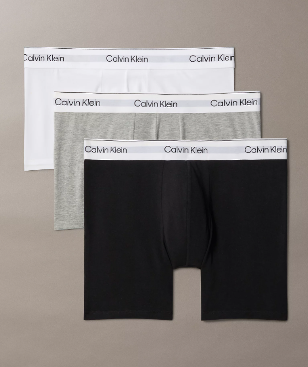 Boxer Brief Grey Heather/White/Black