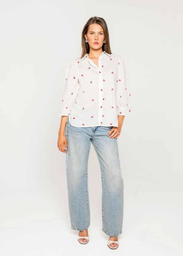 Amy Shirt Cherry