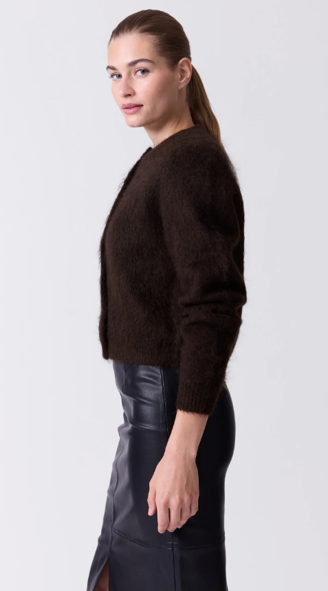 Esme Cardigan Chocolate Brown