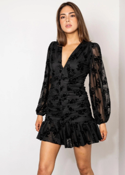 Quinn Dress Blooming Mesh