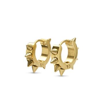 Elda - Spike Hoop Earrings Stainless Steel