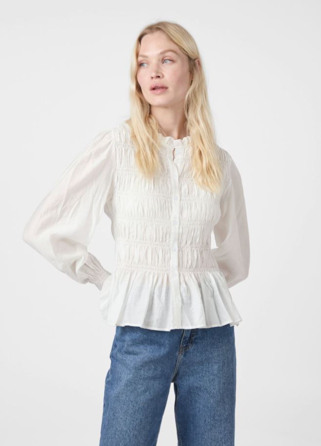 Mocca Smock Blouse