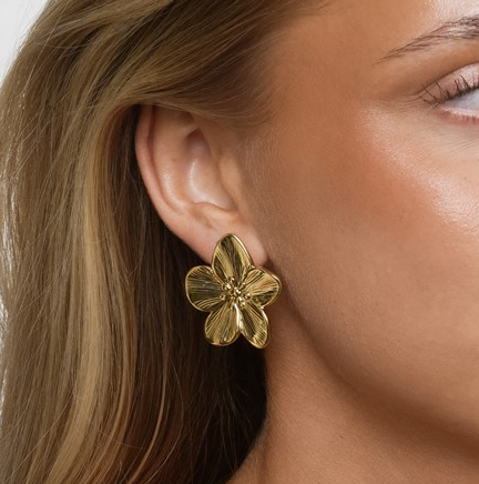 Maebry - Statement Flower Stud Earrings