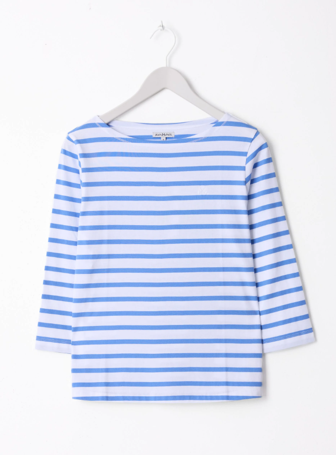 Sailor Stripete T-Skjorte Ultramarine