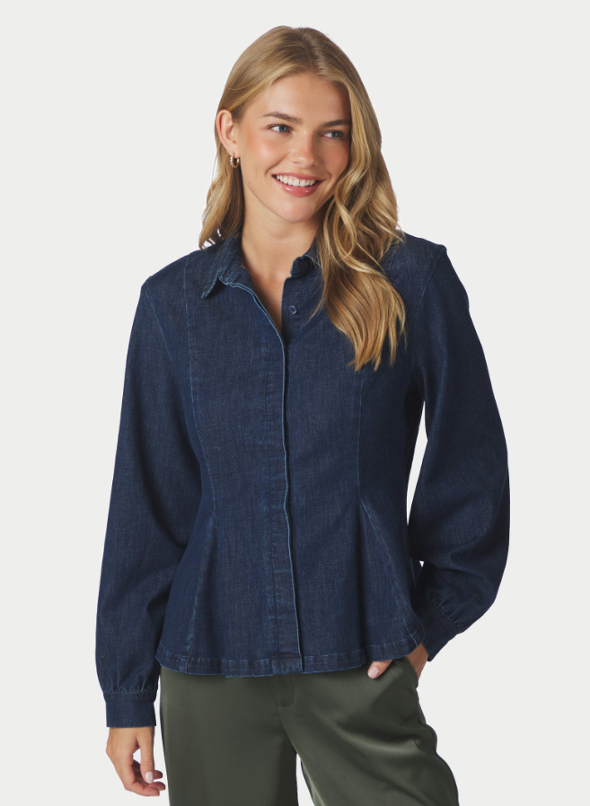 Melody Denim Shirt Dark Blue