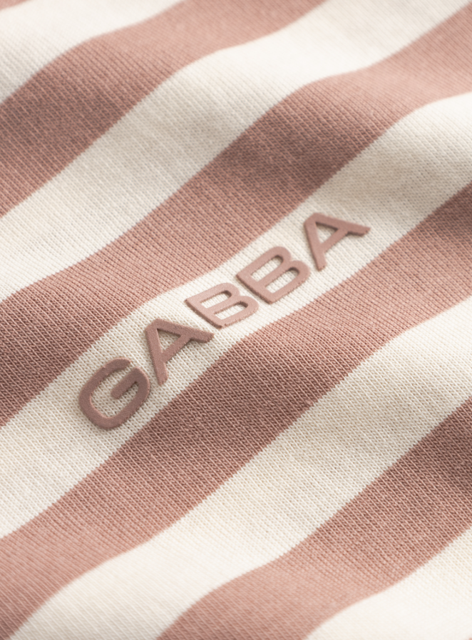 GABdune Logo Stripes Wood Pink