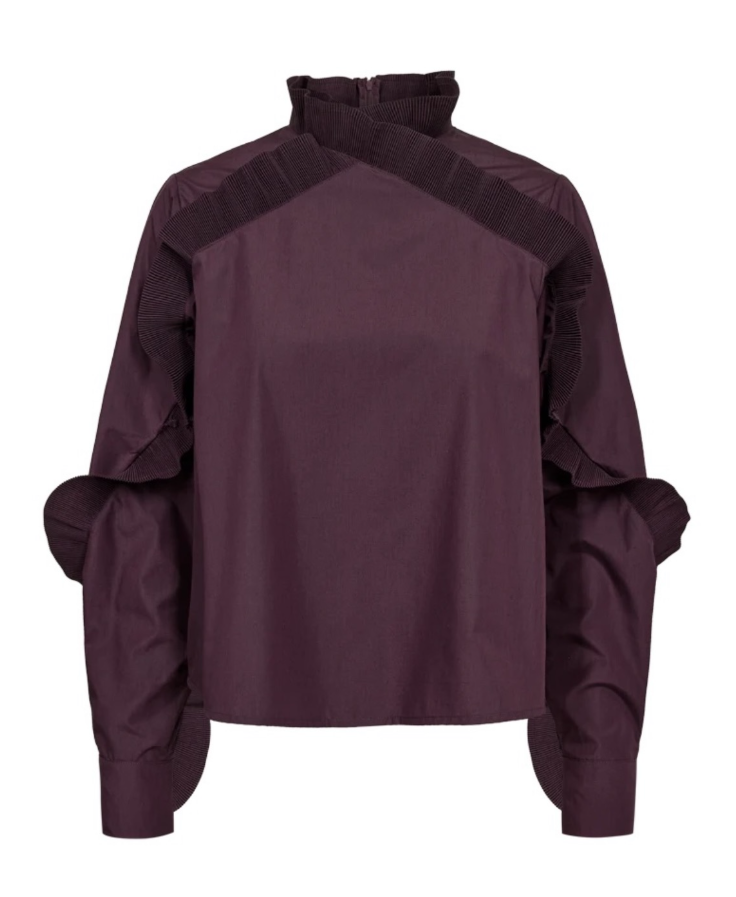 CMPleat Blouse Plum Perfect 19