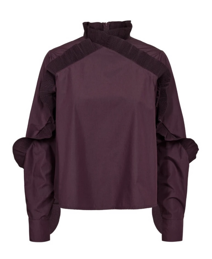 CMPleat Blouse Plum Perfect 19