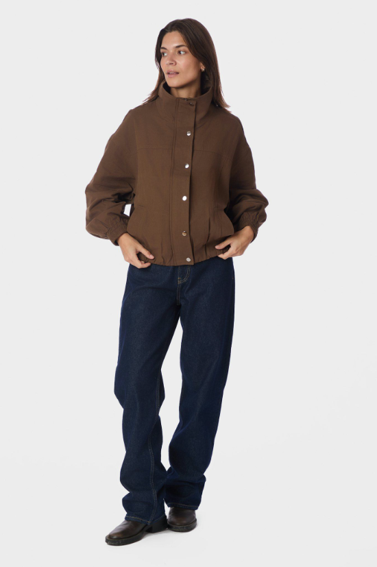 Selio Bomber Jacket Brown