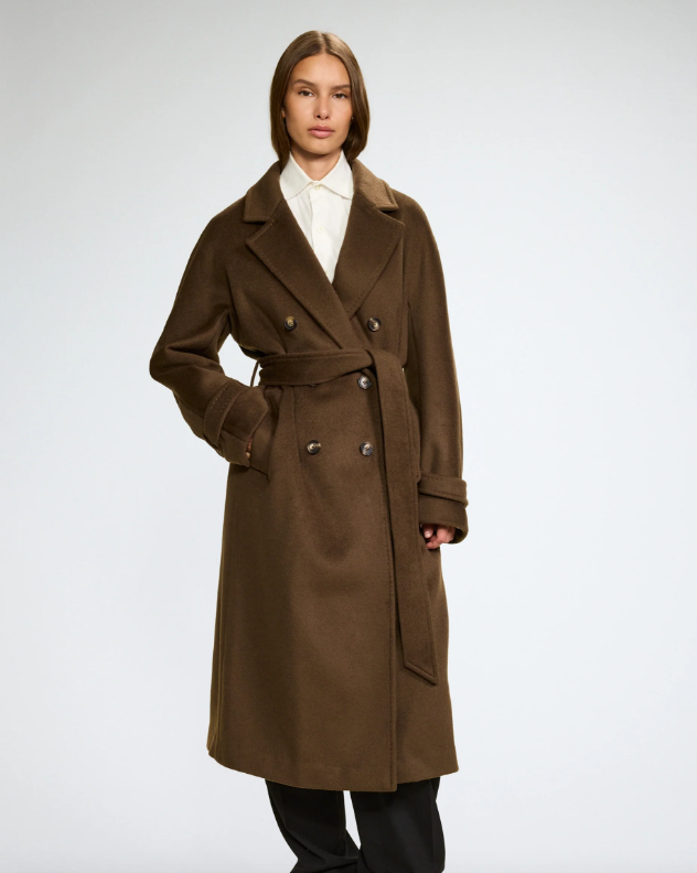 Wmn Double Brested Coat
