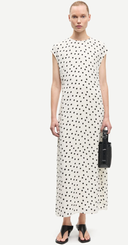 Sapoppy Dress 16060 Drifting Dots Egret