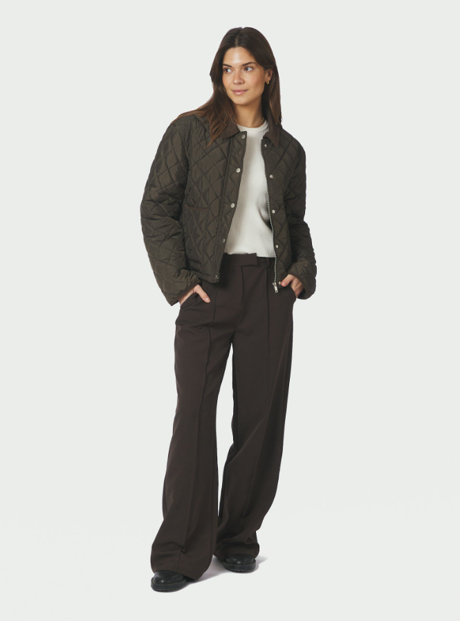 Kanya Quilt Jacket Khaki