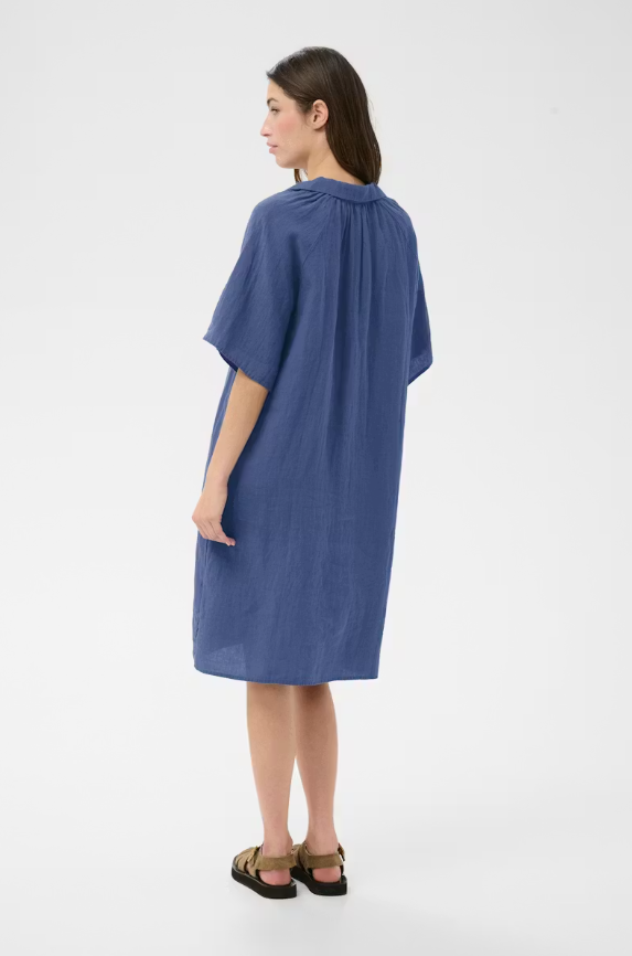 AylaPW Dress Blue Indigo