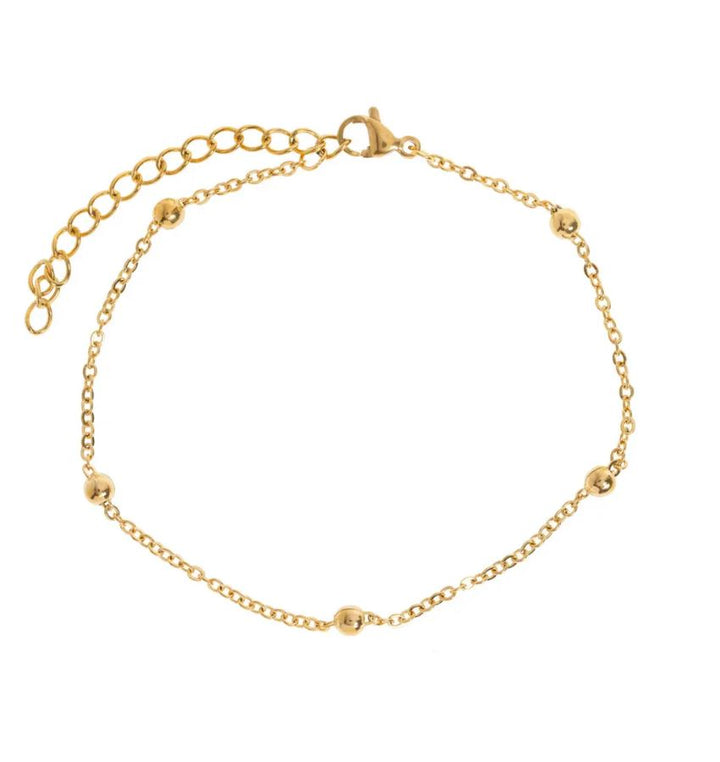 Heather Bohemic Minimalistic Ball Chain Bracelet