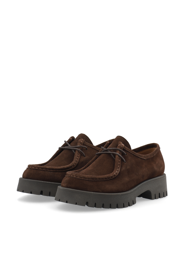 Bialeo Moc Toe Shoe Suede Brown