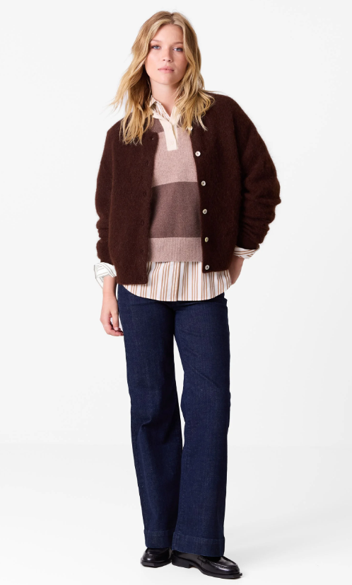 Adele Cardigan Chestnut