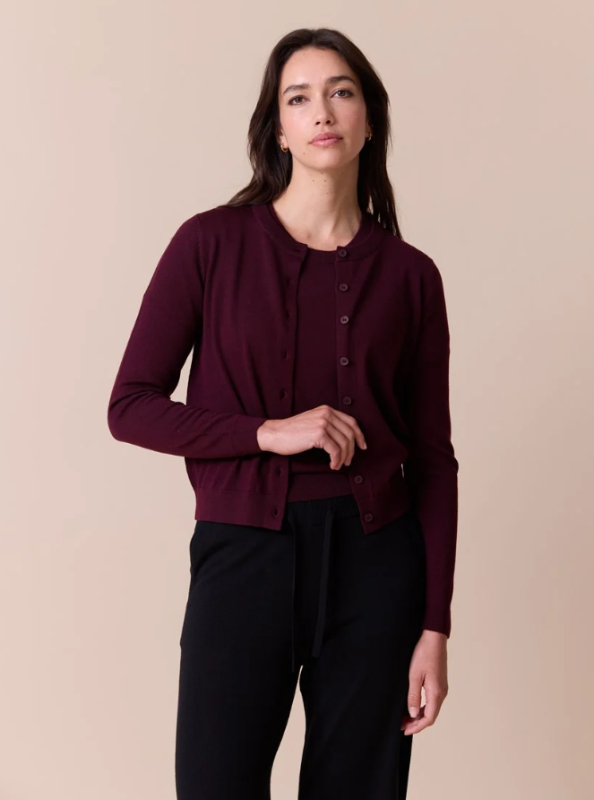 Sara Merinocardigan Tawny Port