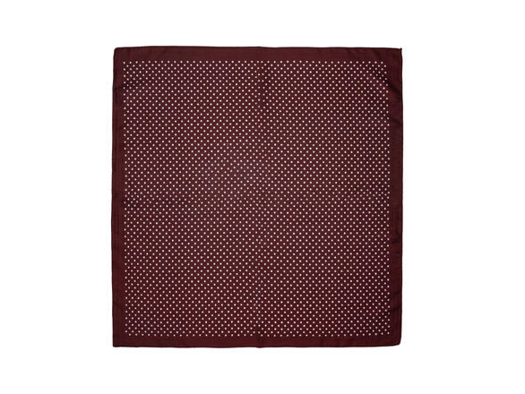 Skjerf m/prikker 65x65