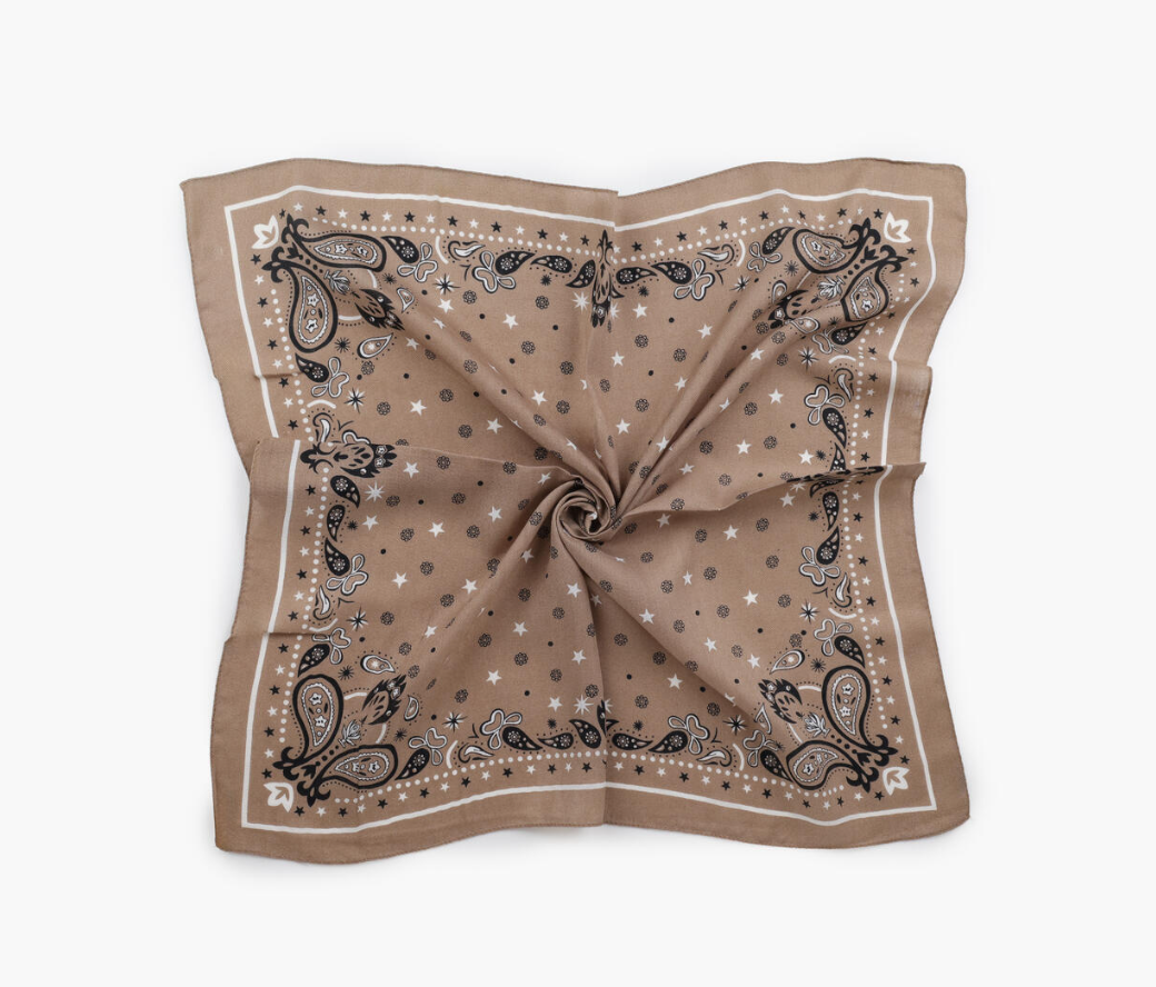 Manzini Skjerf Bandana Beige