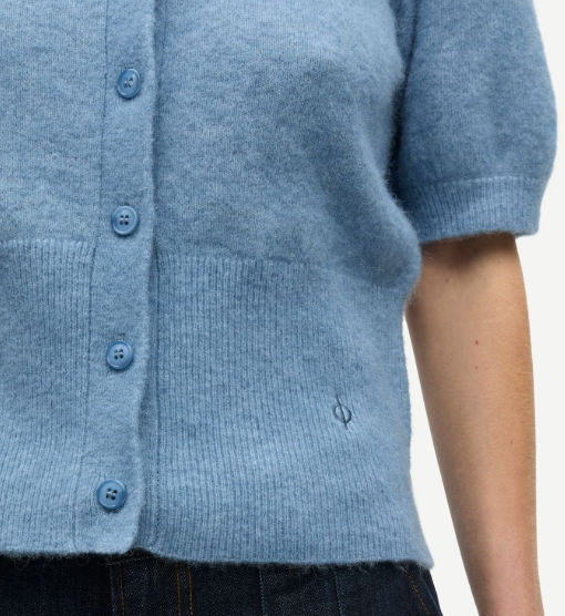 Salora SS Cardigan 15556 Windward Blue