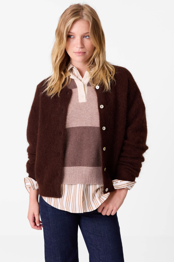 Adele Cardigan Chestnut