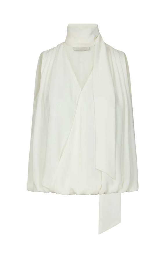 Inge Chiffon Top Offwhite