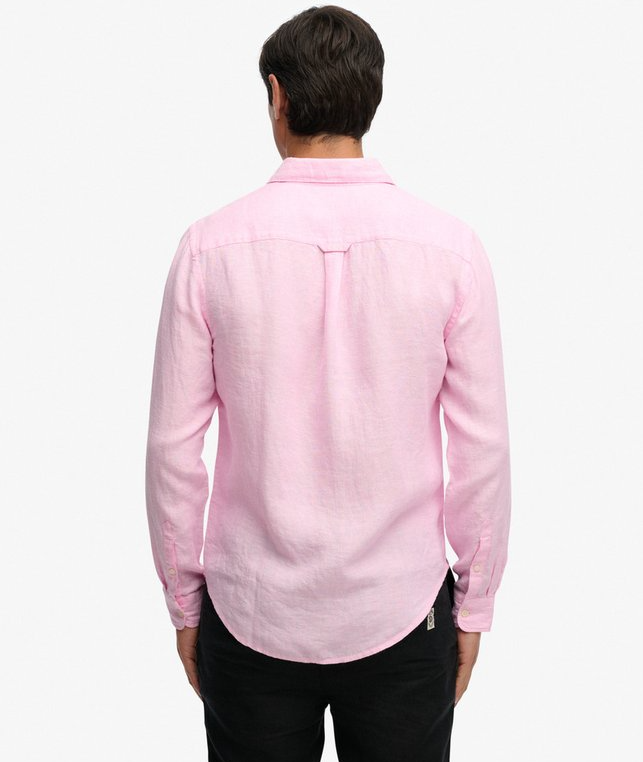 Riviera L/S Linen Shirt City Pink