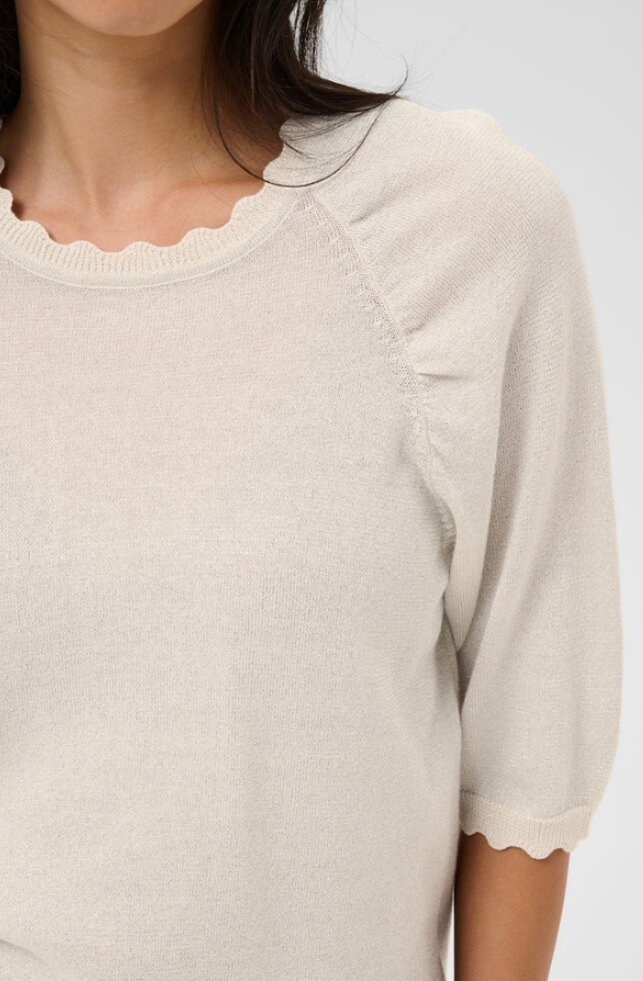 DotPW Pullover Whitecap Gray with Lurex