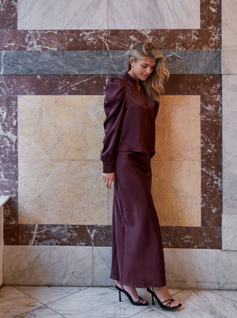 Rosslyn Heavy Sateen Blouse