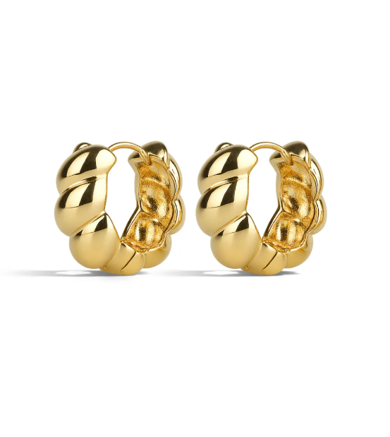 Naia Croissant Hoop Earrings