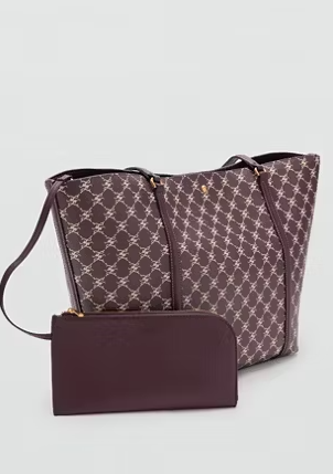 Totes Bag Porta Burgunder