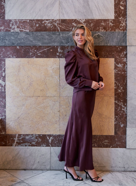 Rosslyn Heavy Sateen Blouse