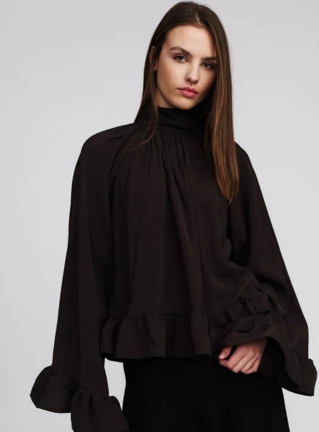 Clara Blouse  Brown
