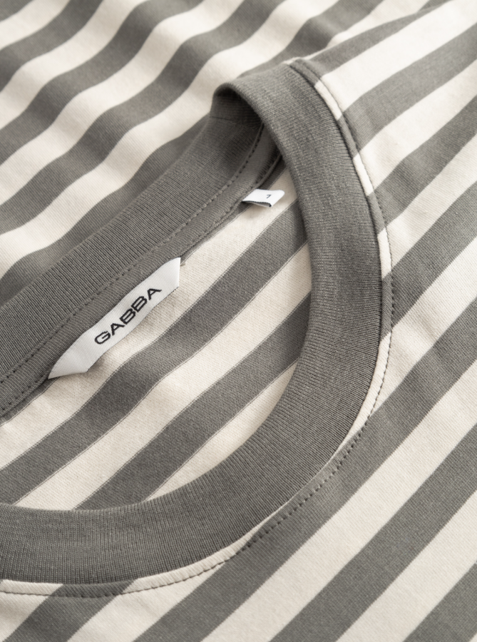 GABdune Logo Stripes Castor Grey