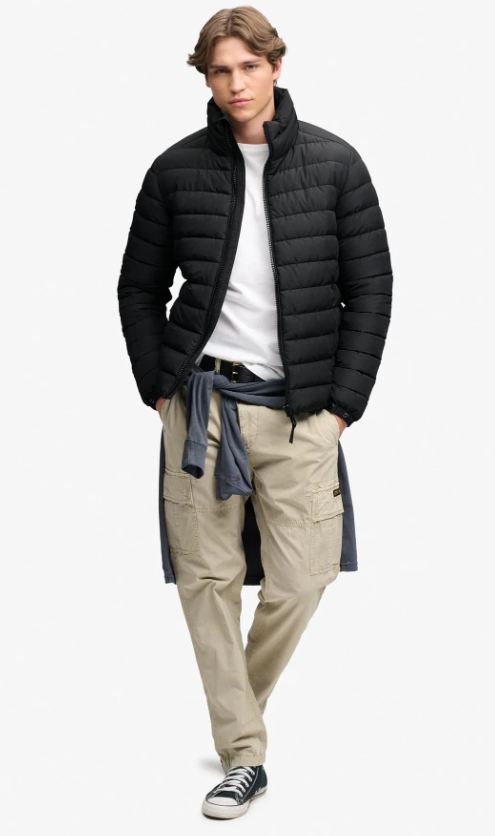 Fuji Midweight Padded Jkt Jet Black