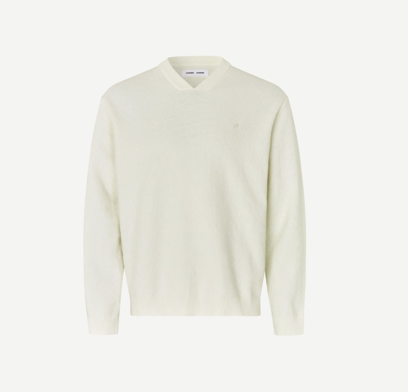 Saklas V-Neck 15392 Clear Cream