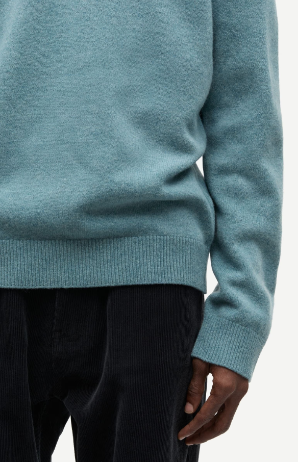 Isak Knit Sweater 15010 Stormy Sea