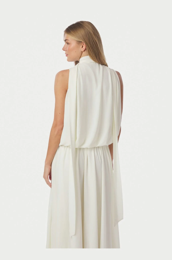 Inge Chiffon Top Offwhite