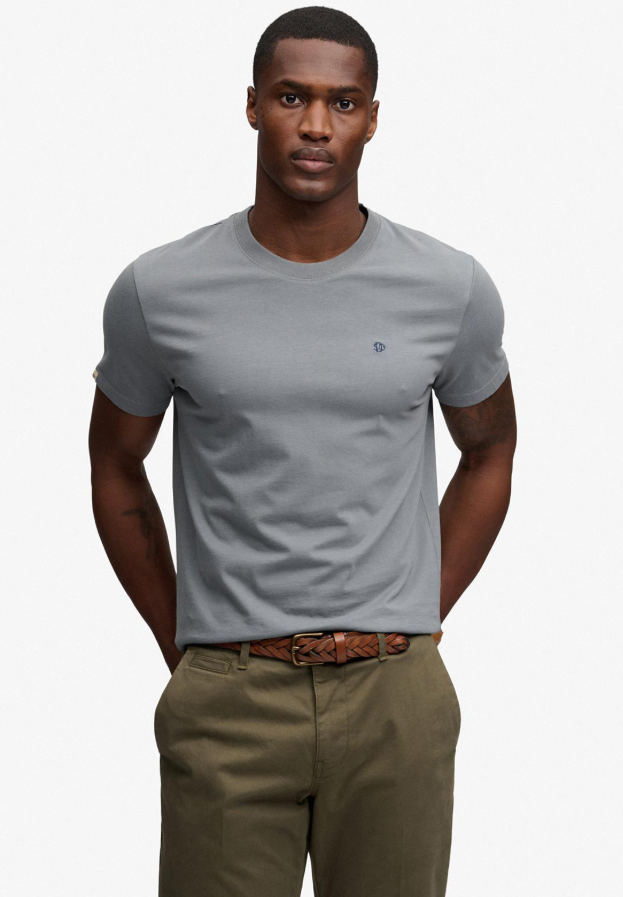 Essential Sdco Logo Emb Tee Stormy