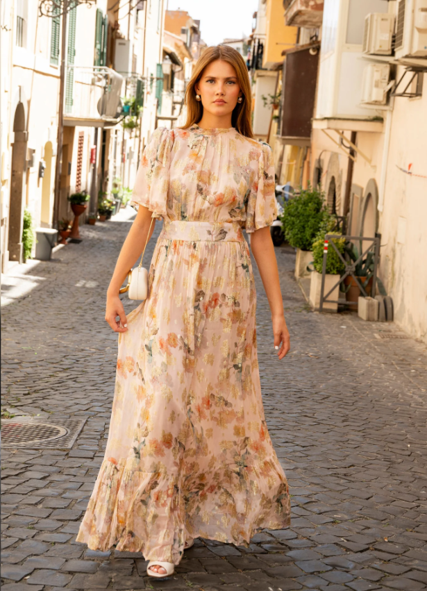 Heena Dress Shimmering Garden